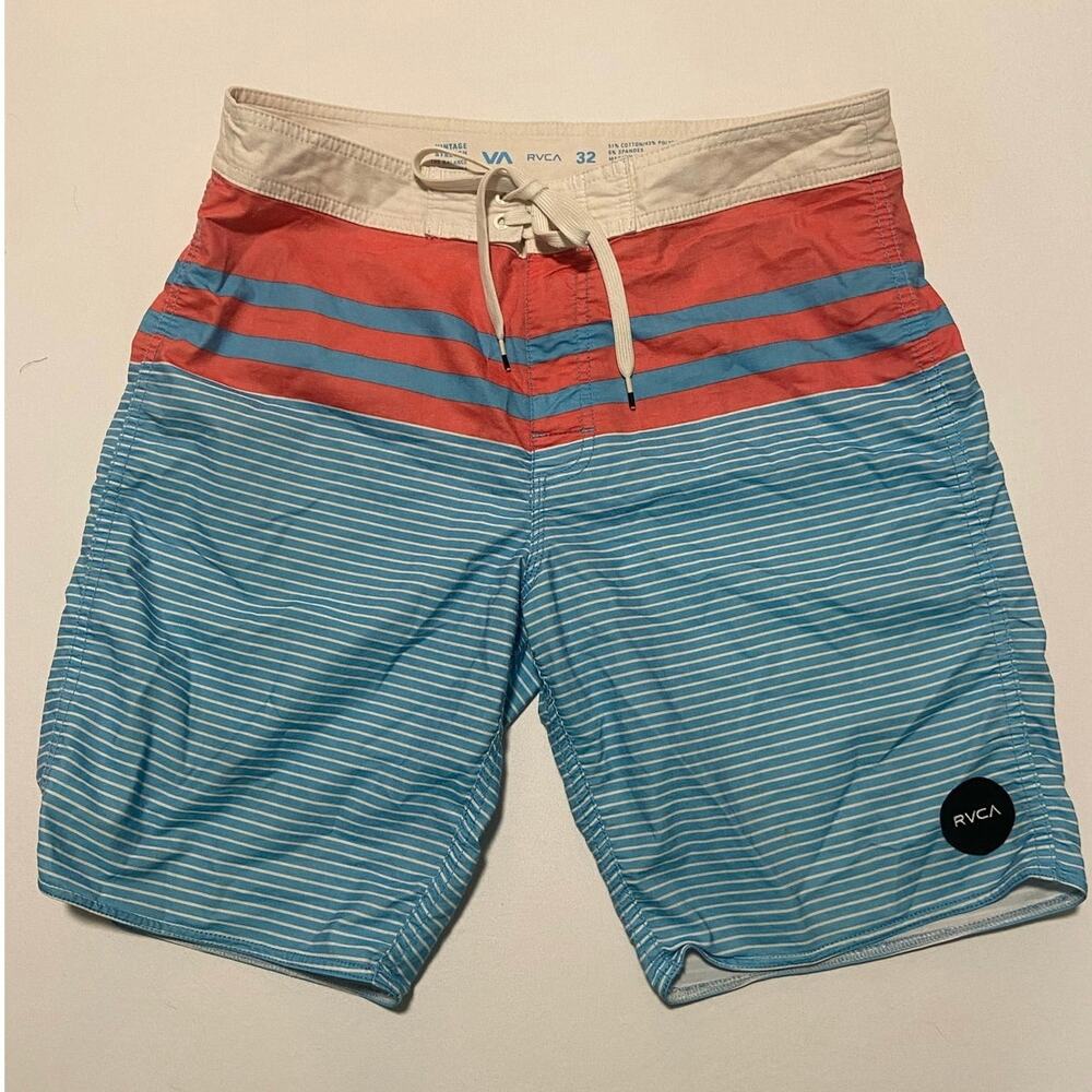 RVCA Men’s swim trunks/board shorts 9” inseam size 32